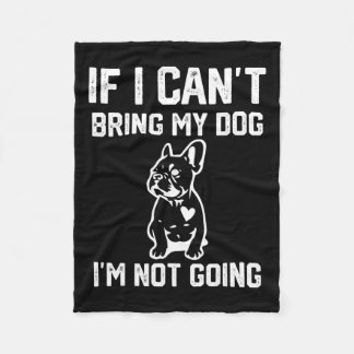 Wenn ich meinen Hund nicht mitbringen kann, werde  Fleecedecke