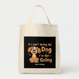 Wenn ich meinen Hund nicht mitbringen kann, werde  Tragetasche