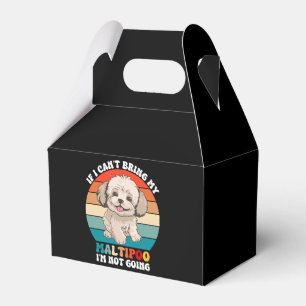 Wenn ich meinen Maltipoo-Hund nicht mitbringen kan Geschenkschachtel