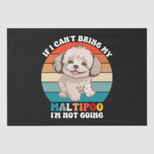 Wenn ich meinen Maltipoo-Hund nicht mitbringen kan Seidenpapier
