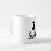 Wenn ich meinen schwarzen Labrador Hund nicht mitb Kaffeetasse (Vorderseite Links)