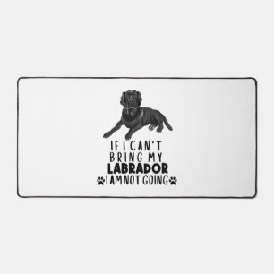 Wenn ich meinen schwarzen Labrador Hund nicht mitb Schreibtischunterlage