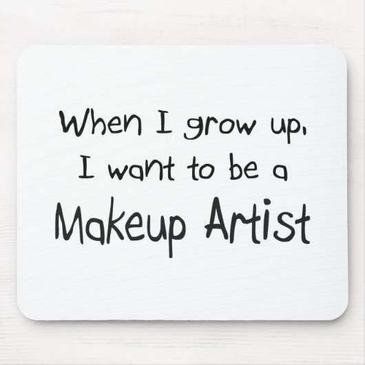 Wenn ich mich aufwachse, wollen Sie, um ein Mousepad (Vorne)