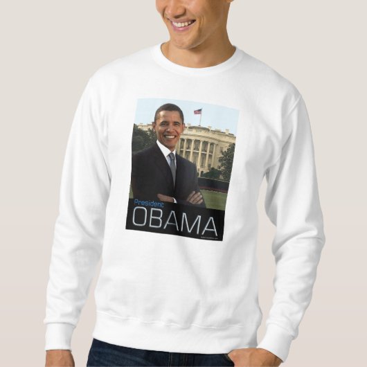 Wenn ich mich aufwachse, wollen Sie, um Präsident Sweatshirt (Vorderseite)