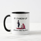Wenn ich mich übergebe, notiere bitte meine Ruder Tasse (Links)