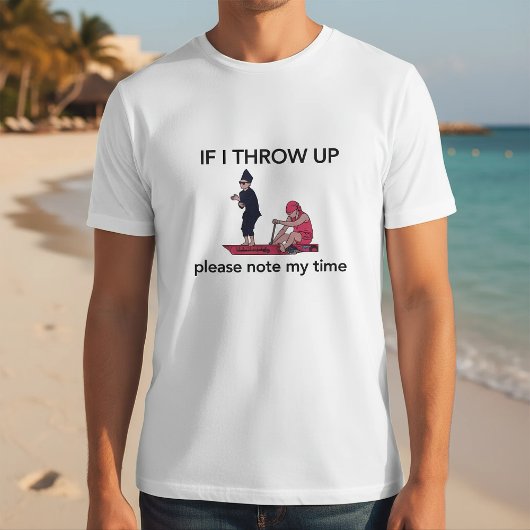 Wenn ich mich übergebe, notiere bitte meine Rudern T-Shirt