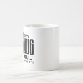 Wenn ich mit dir flirte, bitte kooperiere Dating Kaffeetasse (Mittel)