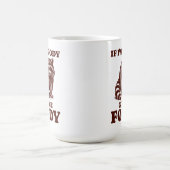Wenn ich Moody gib mir Foody Hungry Raccoon Feinsc Kaffeetasse (Mittel)