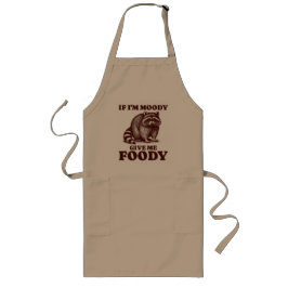 Wenn ich Moody gib mir Foody Hungry Raccoon Feinsc Lange Schürze