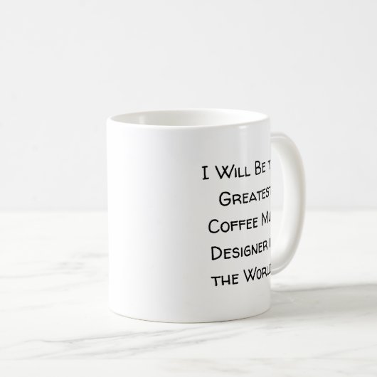 Wenn ich morgen Weckte, werde ich... Kaffeetasse (VorderseiteRechts)