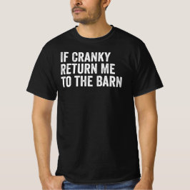 Wenn ich mürrisch bin, bring mich zurück in die Sc T-Shirt