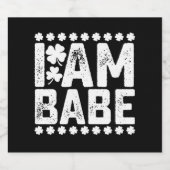 Wenn ich nach Babe zurückgekehrt bin, kann ich auc Bierflaschenetikett (Einzelnes Label)