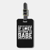 Wenn ich nach Babe zurückgekehrt bin, kann ich auc Gepäckanhänger (Vorderseite vertikal)