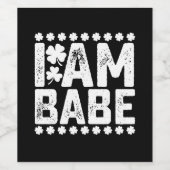 Wenn ich nach Babe zurückgekehrt bin, kann ich auc Weinetikett (Einzelnes Label)