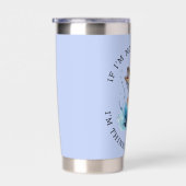 Wenn ich nicht fische, denke ich darüber nach! thermobecher (Rechts)