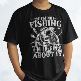 Wenn ich nicht fischen Lover Fisherman Vater Spaß  T-Shirt