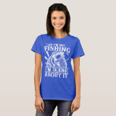 Wenn ich nicht fischen Lover Fisherman Vater Spaß  T-Shirt (Vorne ganz)