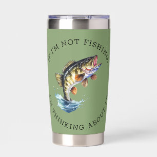 Wenn ich nicht gerade fische, denke ich daran! Grü Thermobecher