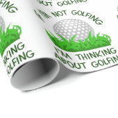 Wenn ich nicht golfe geschenkpapier (Rolleneckpunkt)