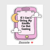 Wenn ich nicht mein Kind mitbringen kann, komme ic Aufkleber (Blatt)