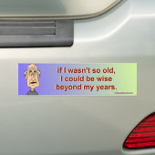 wenn ich nicht so alt war, autoaufkleber (Auf Auto)