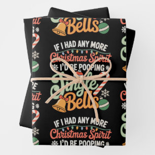 Wenn ich noch etwas Weihnachtsgeist hätte, würde i Geschenkpapier Set