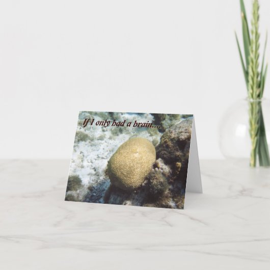 Wenn ich nur ein Gehirn hatte - ich bedauere die K Karte (Vorderseite)