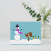 Wenn ich nur eine Nase hätte Postkarte (Stehend Vorderseite)