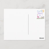 Wenn ich nur eine Nase hätte Postkarte (Rückseite)