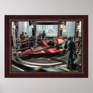 Wenn ich nur Flügel hätte, fliege ich (24x18") Poster