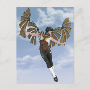Wenn ich Postkarte fliegen könnte