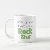 Wenn ich Rockstar aufwachse Kaffeetasse (Links)