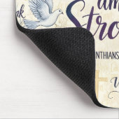 Wenn ich schwach bin, dann bin ich stark. mousepad (Ecke)