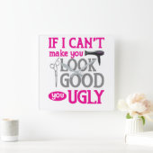 Wenn ich Sie gut Sie nicht schauen lassen kann Quadratische Wanduhr (Zuhause)