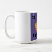 Wenn ich sitze, bin ich Knittin Coffee Tasse (Links)