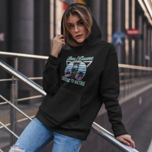 Wenn ich spiele, ziehe ich mich für das Retro-Vide Hoodie