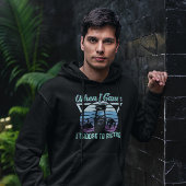 Wenn ich spiele, ziehe ich mich für das Retro-Vide Hoodie