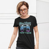 Wenn ich spiele, ziehe ich mich für das Retro-Vide T-Shirt