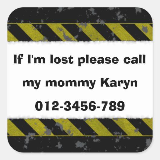 Wenn ich Sticker verloren habe (Vorderseite)