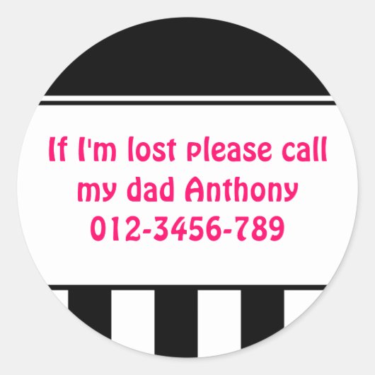 Wenn ich Sticker verloren habe (Vorderseite)