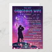 Wenn ich U 1 Ding im Leben Mann zur Ehefrau geben  Einladung (Vorne/Hinten)