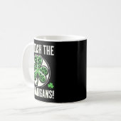 Wenn ich Unsinn mache, werde ich Unsinn Leopard Sh Kaffeetasse (Vorderseite Links)