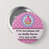 Wenn ich verlorener Knopf bin Button (Vorne & Hinten)