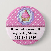 Wenn ich verlorener Knopf bin Button (Vorderseite)