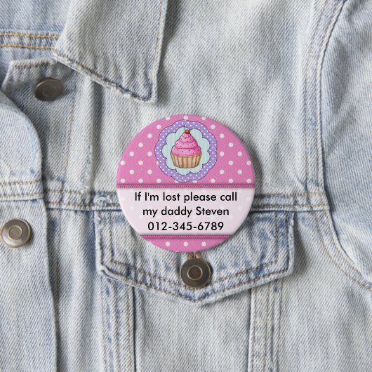 Wenn ich verlorener Knopf bin Button (Beispiel)