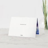 Wenn ich weiß, dass du an mich glaubst, bin ich ni dankeskarte (Rückseite)