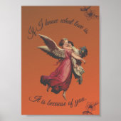 "Wenn ich weiß, was Liebe ist, dann wegen dir" Poster (Vorne)