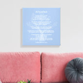 Wenn ich zurückblicke, leinwanddruck (Insitu (Wohnzimmer))