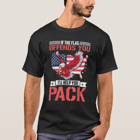 Wenn Ihnen das Flag offensteht, helfe ich Ihnen be T-Shirt (Vorderseite)