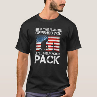 Wenn Ihnen das Flag offensteht, helfe ich Ihnen be T-Shirt